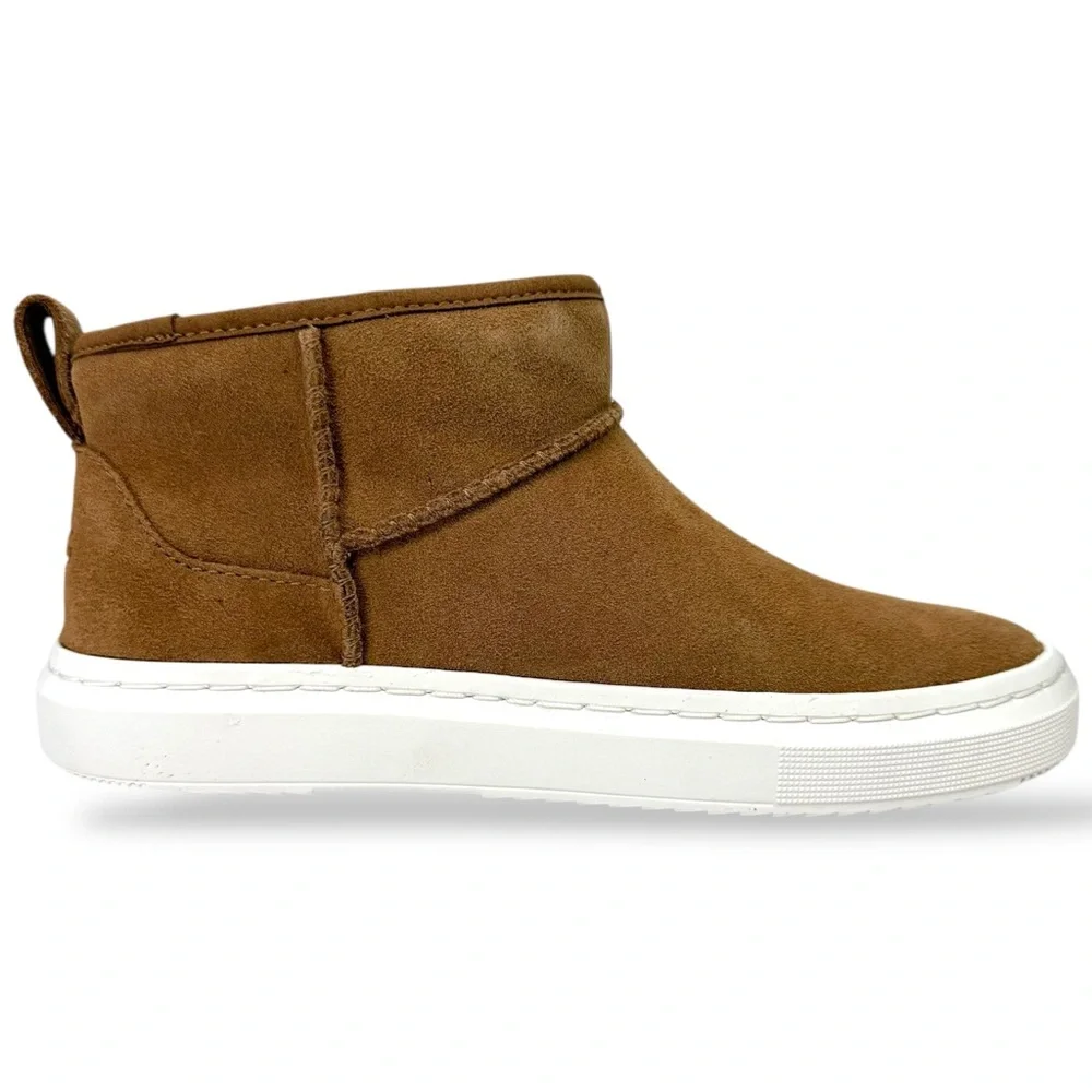 UGG Alameda Mini Boot Chestnut Size 5 Cozy Shearling Cabincore